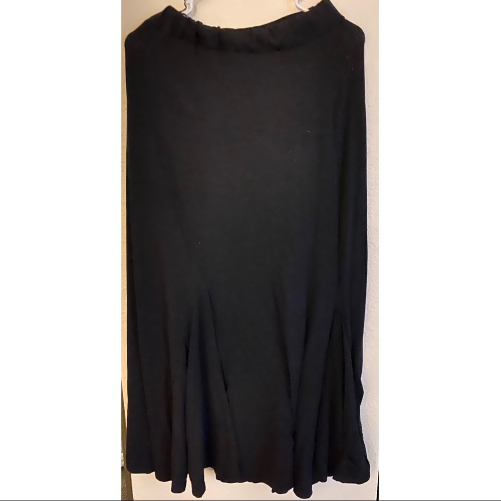 Nine 1 Eight Gray Flowy Maxi Skirt